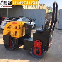 內(nèi)外兼修！1噸雙鋼輪振動(dòng)壓路機(jī) 全液壓柴油壓路機(jī) 振動(dòng)小碾子